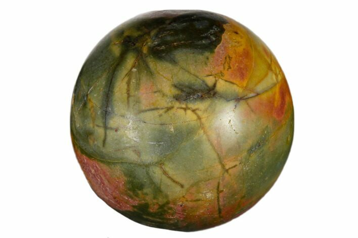 1.2" Polished Cherry Creek Jasper Sphere - Photo 1